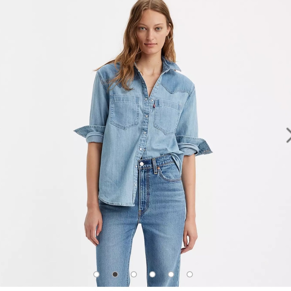 Levi’s Teodora Western Shirt Size XL